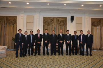 Zhang Song, Chairman of Anqing Municipal People's Political Consultative Conference, meets with retired Japanese senior executives from ARN Group
